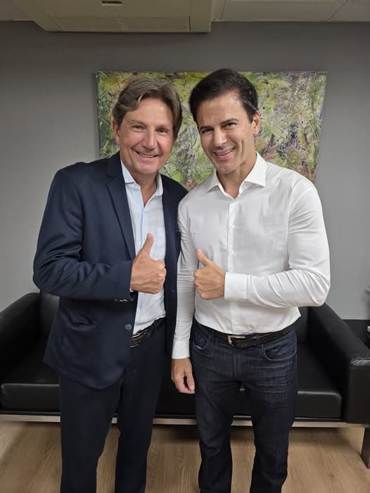 Mauricio Baroni e Deputado Estadual Rogério Nogueira
