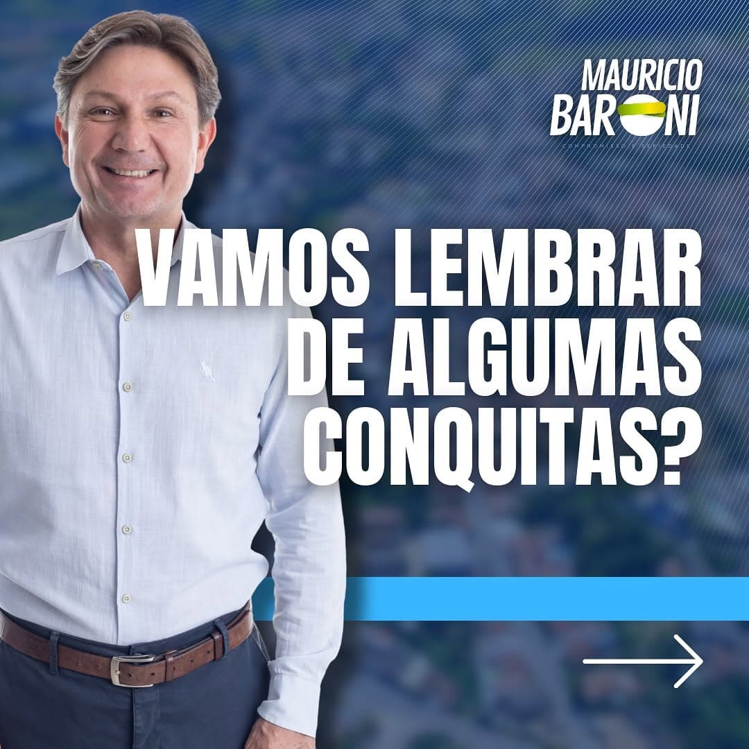 Mauricio Baroni convida: vamos lembrar de algumas conquistas?
